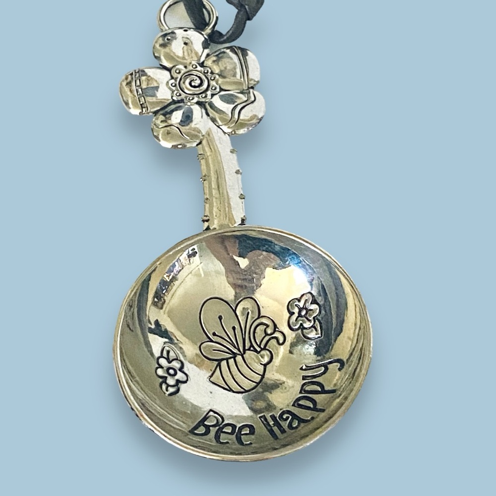 Ganz Measuring Spoon Set Bee Happy Bumble Bees Floral Flowers - Picture 3 of 9